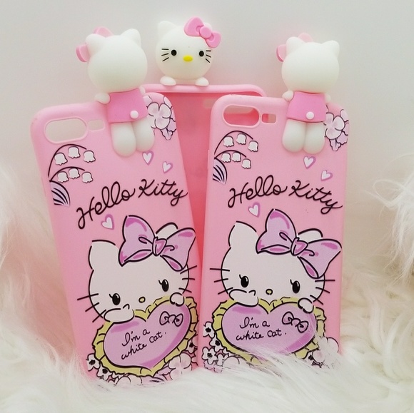 Hello Kitty Accessories - 2 for $13 Iphone 7&8PLUS HELLO KITTY HEART 3D CASE